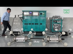 Tecnologia UV do mercúrio do sistema Trenchless do núcleo duplo da luz da cura do equipamento CIPP da tubulação do diodo emissor de luz