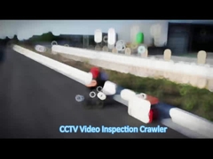Câmera de alta definição CCTV Pipe Crawler com comprimento de cabo de 130m Durável