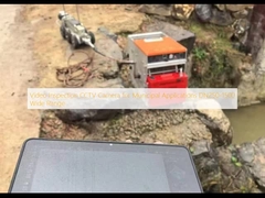 Câmera de vigilância de vídeo de inspecção para aplicações municipais DN250-1500 Largo alcance