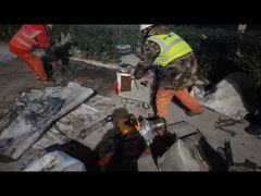 Robô de rastreamento de tubos CCTV vertical Limpador de tubos de esgoto Cabo de cinco metros D18