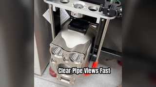 Câmera D16s: inspeção rápida de tubos subterrâneos