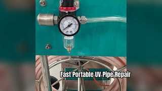 Sistema portátil de reparo de tubos CIPP UV DN100 a DN250