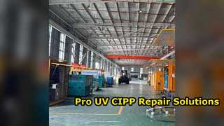 Equipamento CIPP UV avançado para reparo de tubos sem valas