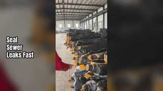 Plugues de teste de esgoto vedam vazamentos de alta pressão