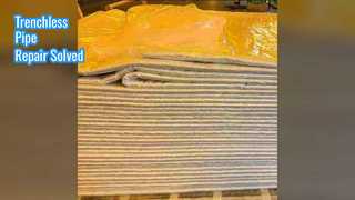 Solução de reparo de tubo de revestimento de cura UV