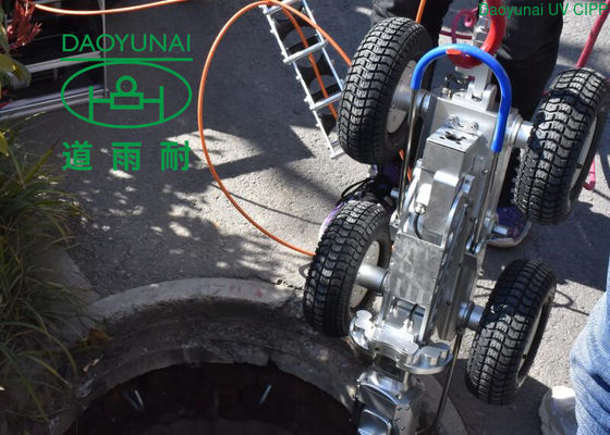 Câmera Mainline portátil da esteira rolante do esgoto para diâmetros grandes da rede municipal da inspeção da tubulação